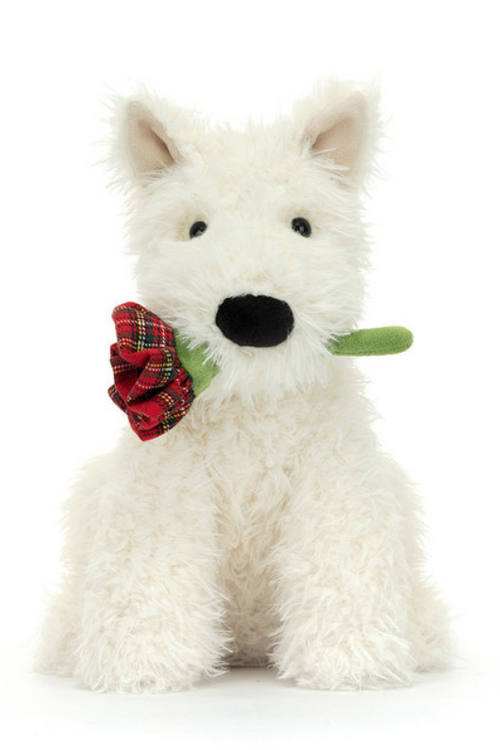 An image of the Jellycat Jellycat Munro Scottie Dog 'Love You'
