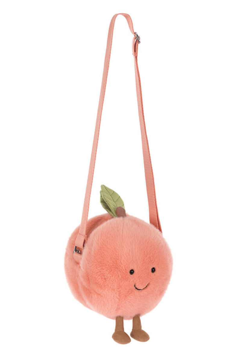 Jellycat Amuseables Peach Shoulder Bag