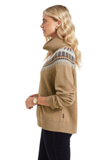 An image of the Schoffel Filey Fairisle Roll Neck Jumper