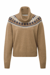 An image of the Schoffel Filey Fairisle Roll Neck Jumper