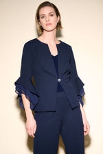 An image of the Joseph Ribkoff Tiered Sleeve Blazer