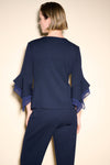 An image of the Joseph Ribkoff Tiered Sleeve Blazer