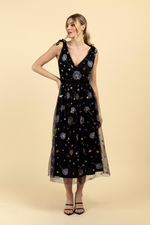 An image of the Fee G Dandelion Mesh Dress