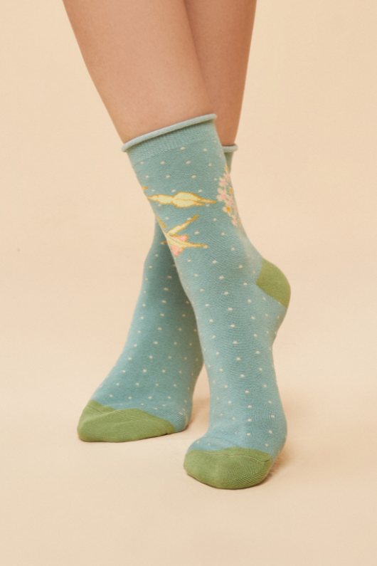 An image of the Powder Ankle Socks