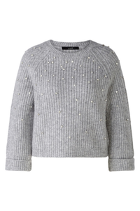 An image of the Oui Jumper With Diamante Detail