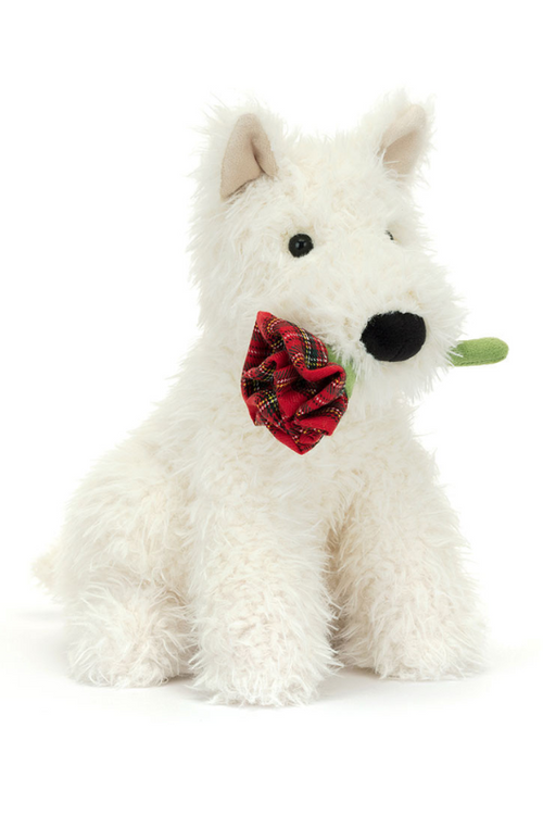 An image of the Jellycat Jellycat Munro Scottie Dog 'Love You'