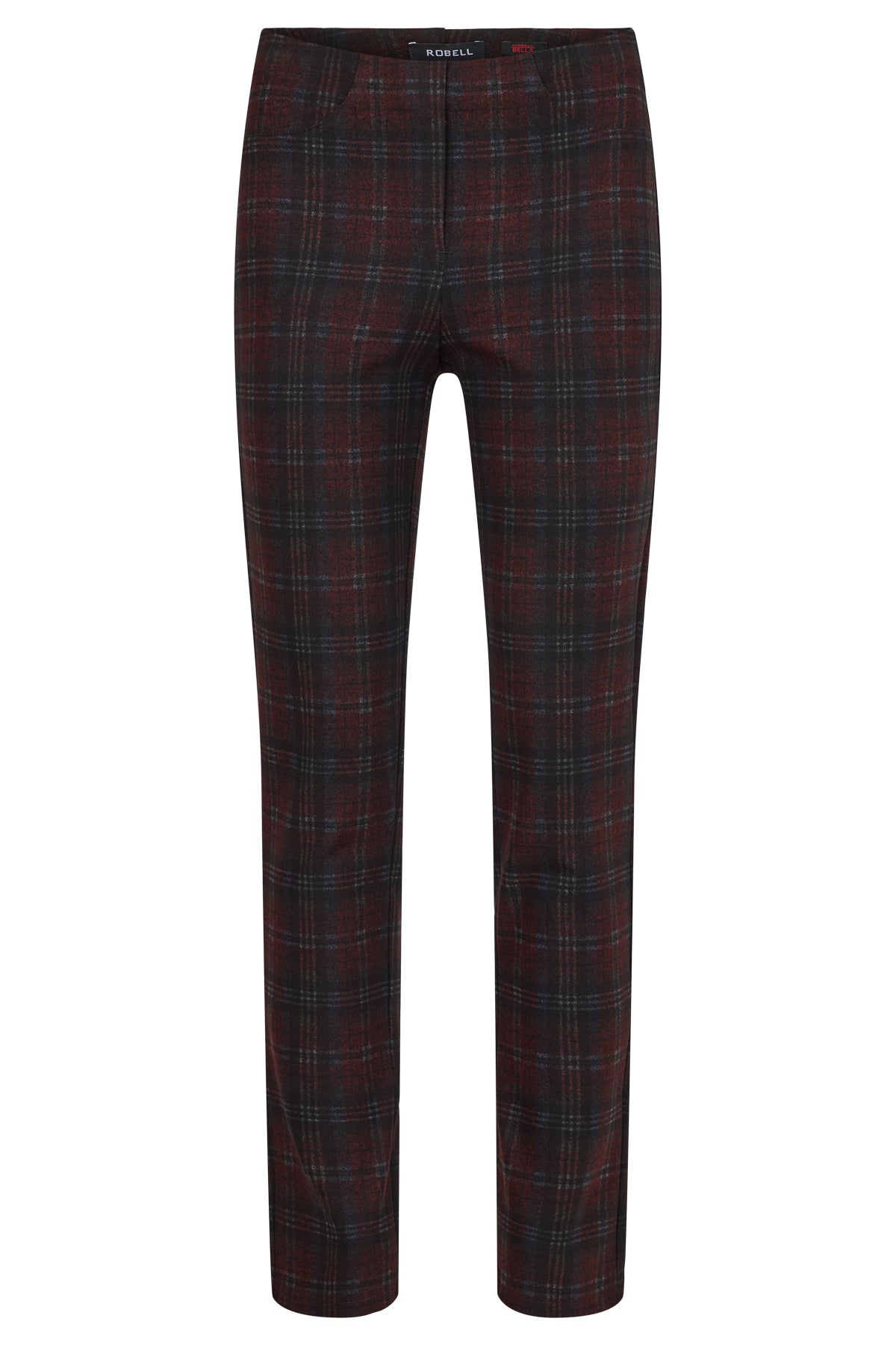 An image of the Robell Bella Tartan Trousers