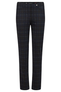 An image of the Robell Bella Tartan Trousers