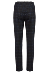 An image of the Robell Bella Tartan Trousers