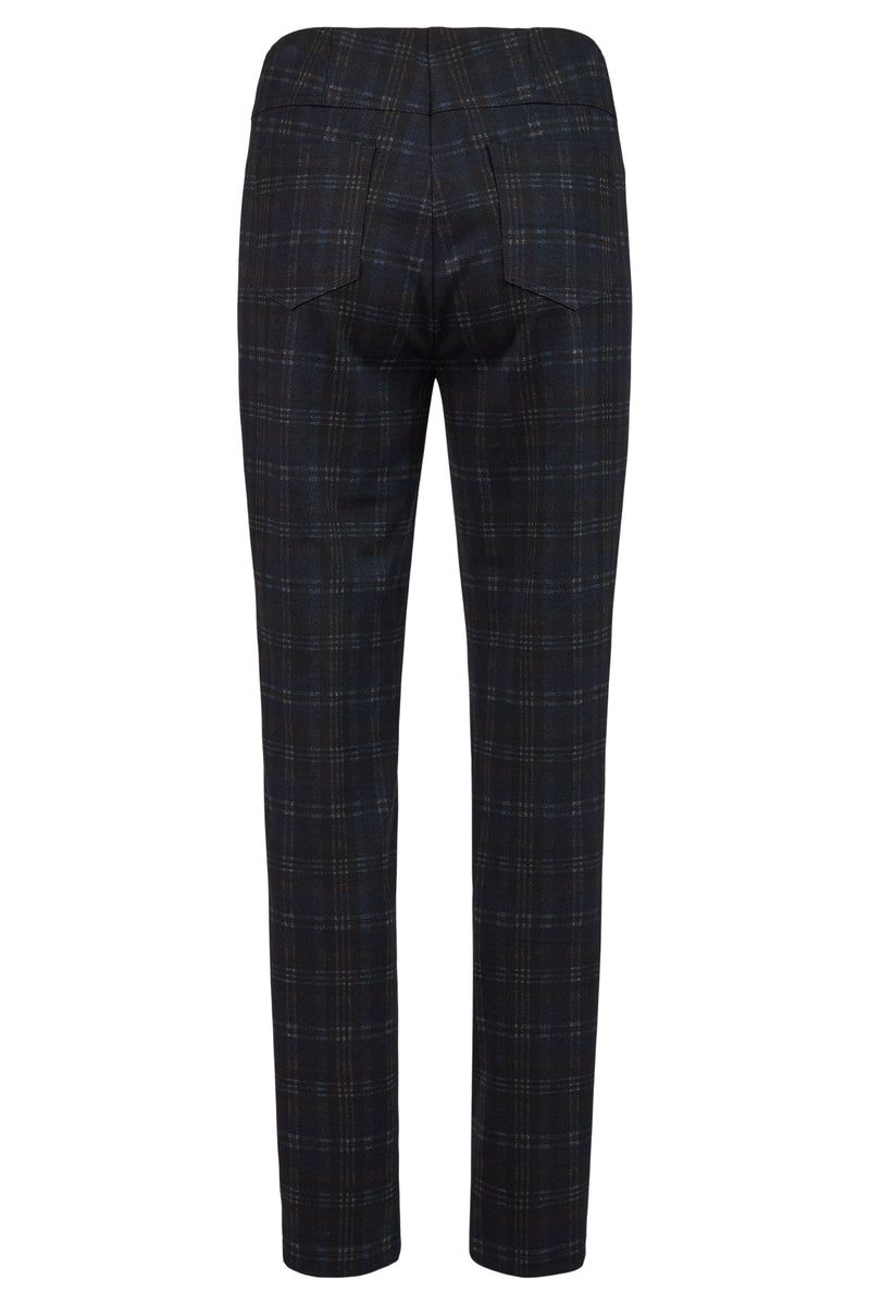An image of the Robell Bella Tartan Trousers