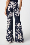 An image of the Joseph Ribkoff Wide Leg Floral Trousers