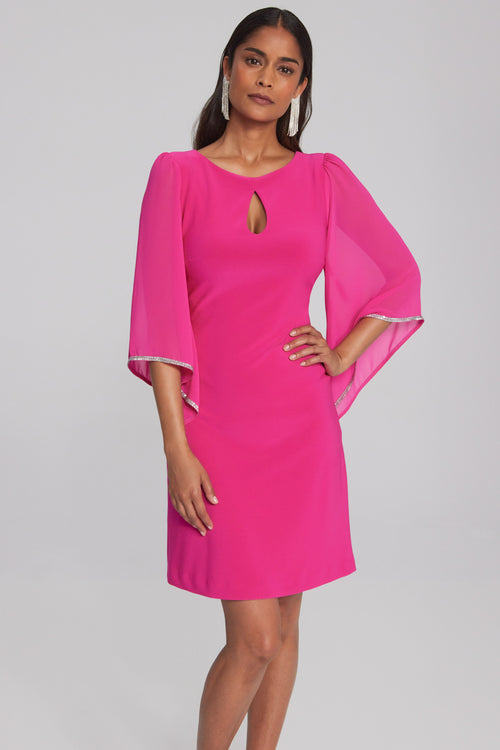 An image of the Joseph Ribkoff Diamante Sleeve Dress