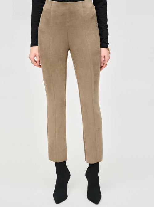 An image of the Joseph Ribkoff Faux Suede Trousers