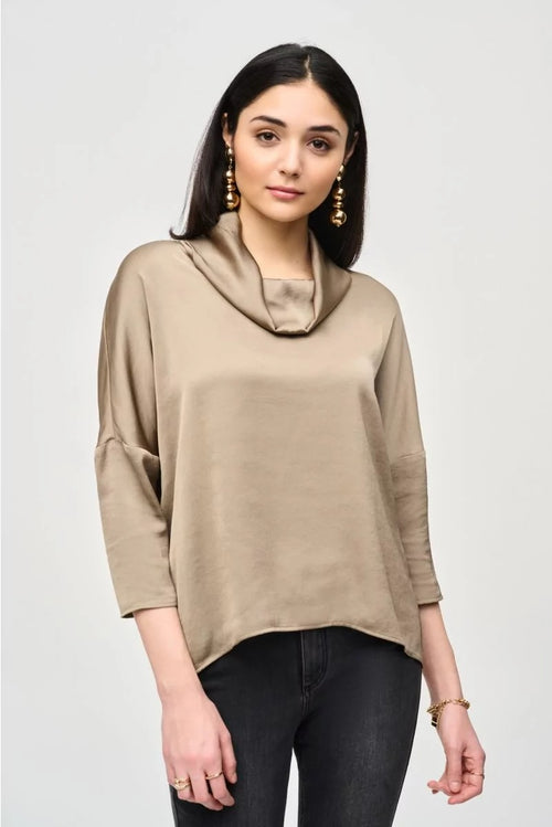 An image of the Joseph Ribkoff Cowl Neck Top