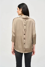 An image of the Joseph Ribkoff Cowl Neck Top
