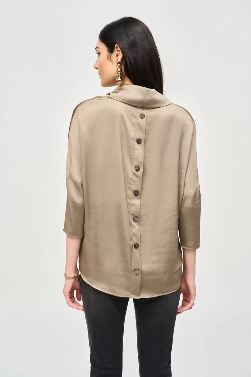 An image of the Joseph Ribkoff Cowl Neck Top