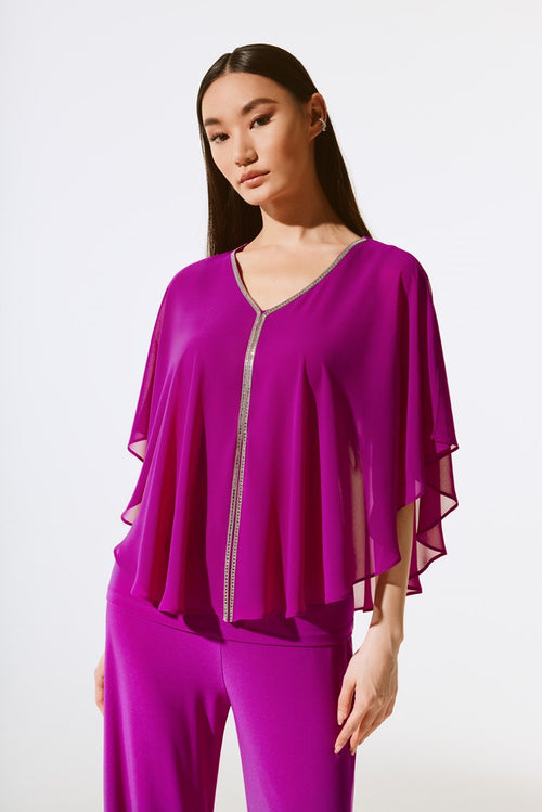 An image of the Joseph Ribkoff Poncho Top