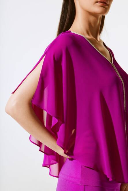 An image of the Joseph Ribkoff Poncho Top