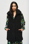 An image of the Joseph Ribkoff Faux Fur Gilet