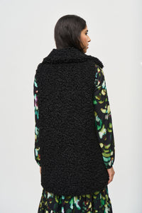 An image of the Joseph Ribkoff Faux Fur Gilet