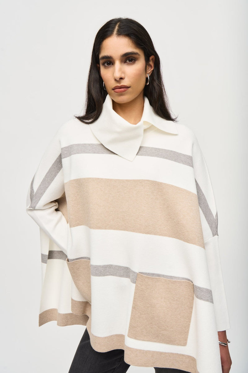 An image of the Joseph Ribkoff Striped Tunic