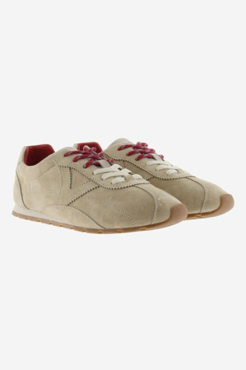 An image of the Victoria Aster Suede Trainer