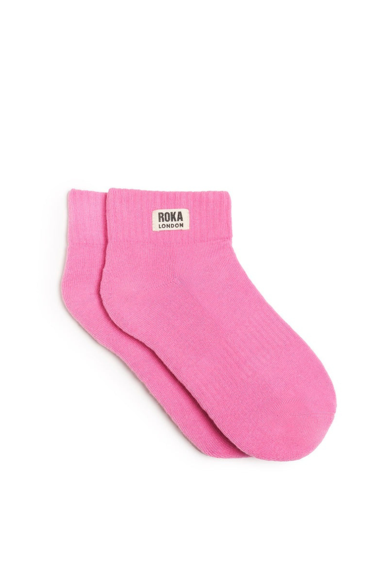 An image of the ROKA London Wembley Crop Socks