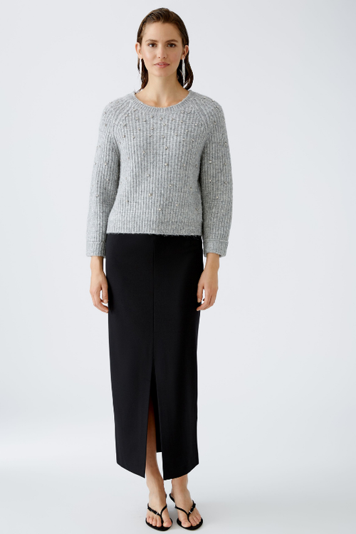 An image of the Oui Jumper With Diamante Detail