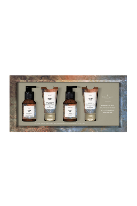 An image of the The Gift Label Gift Set 4 Pack 4x50ml