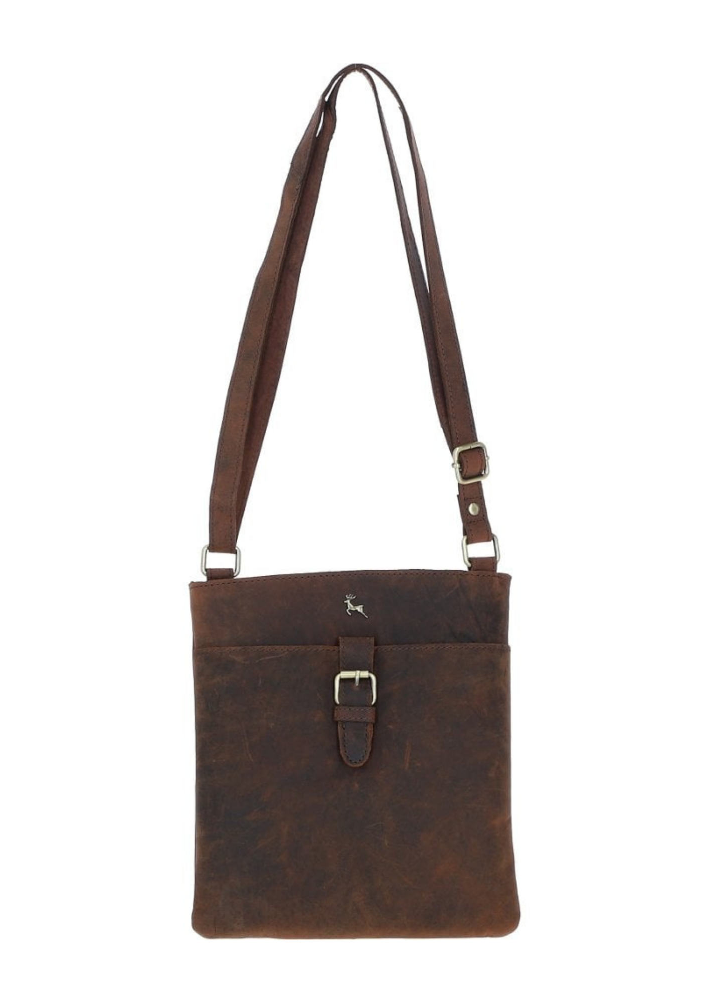 An image of the Ashwood Leather Bronco Crossbody Bag