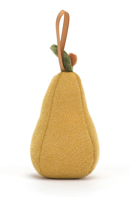 An image of the Jellycat Jellycat Festive Folly Pear