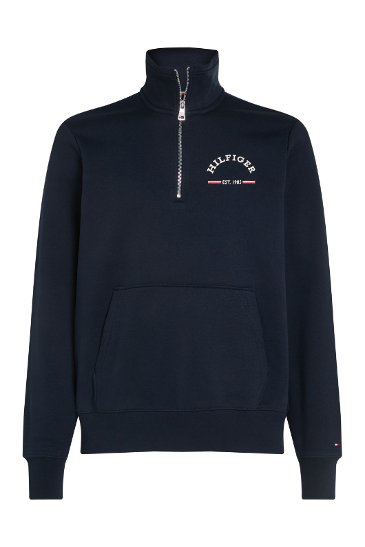 An image of the Tommy Hilfiger Roundall Stand Collar Jumper