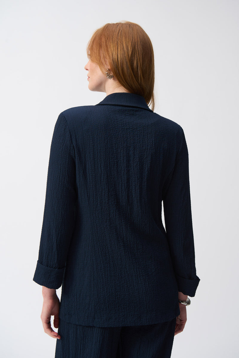 An image of the Joseph Ribkoff Seersucker Blazer