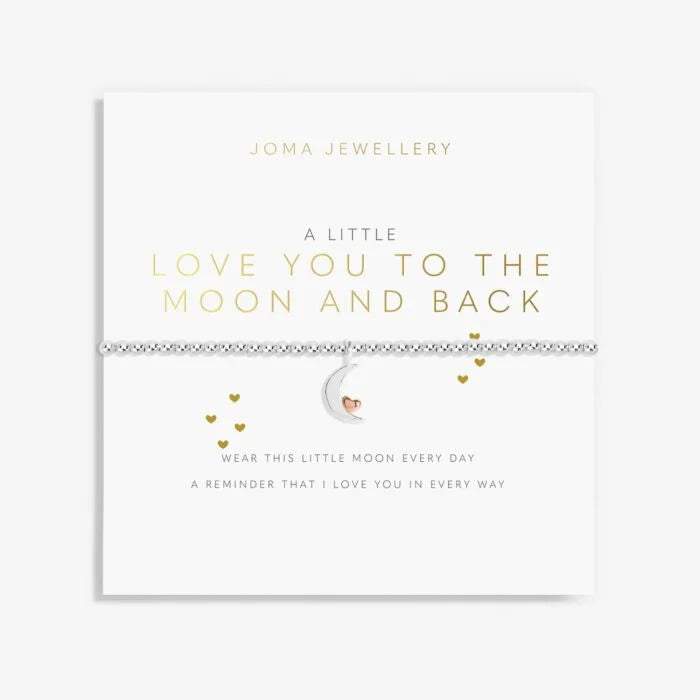 An image of the Joma Jewellery Love You To The Moon and Back Bracelet