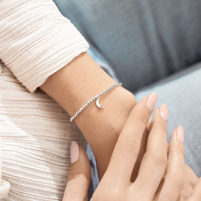 An image of the Joma Jewellery Love You To The Moon and Back Bracelet