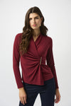 An image of the Joseph Ribkoff Crossover Top