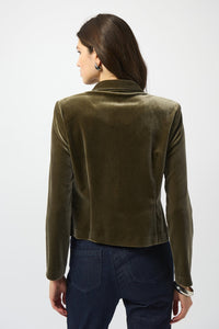 An image of the Joseph Ribkoff Velvet Blazer