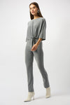 An image of the Joseph Ribkoff Grey Melange Trousers