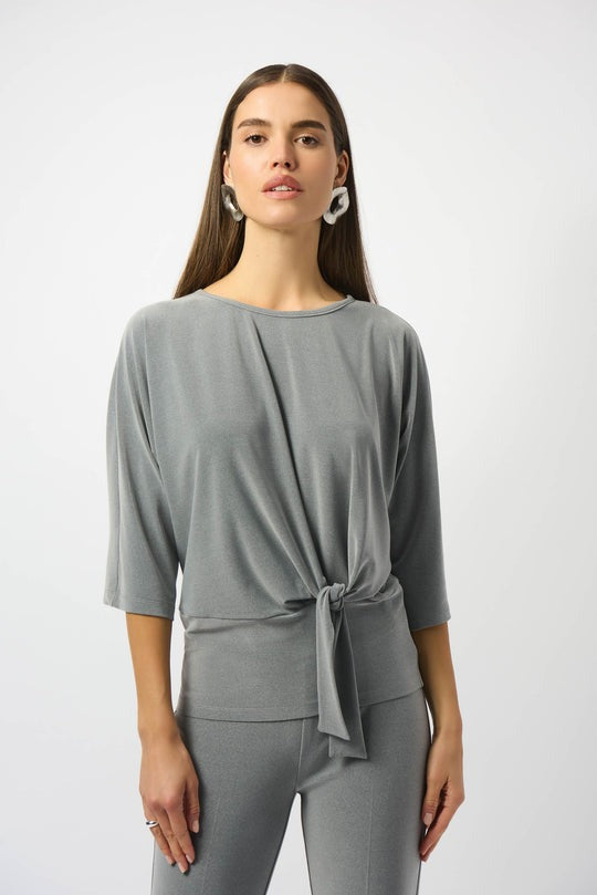 An image of the Joseph Ribkoff Knot Detail Top