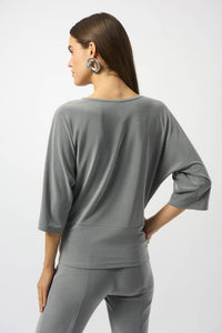 An image of the Joseph Ribkoff Knot Detail Top