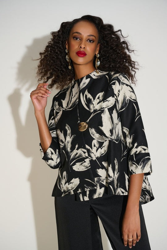 An image of the Joseph Ribkoff Floral Jacket
