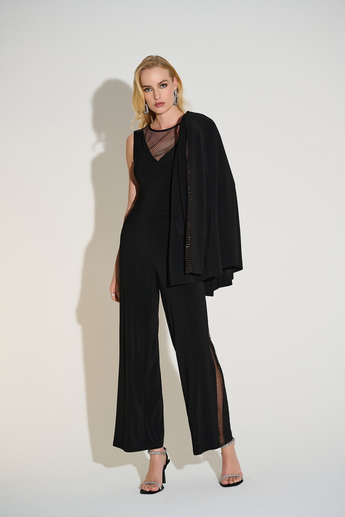 An image of the Joseph Ribkoff Mesh Trousers