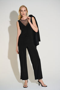 An image of the Joseph Ribkoff Mesh Top