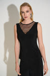 An image of the Joseph Ribkoff Mesh Top