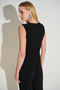 An image of the Joseph Ribkoff Mesh Top