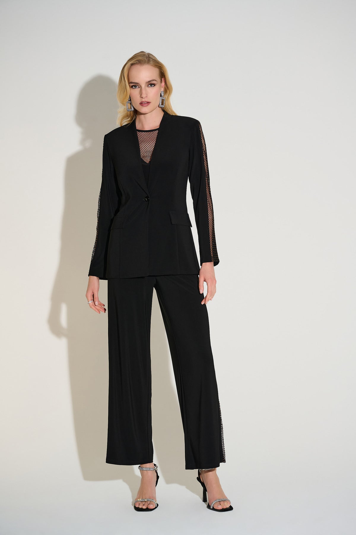An image of the Joseph Ribkoff Mesh Blazer