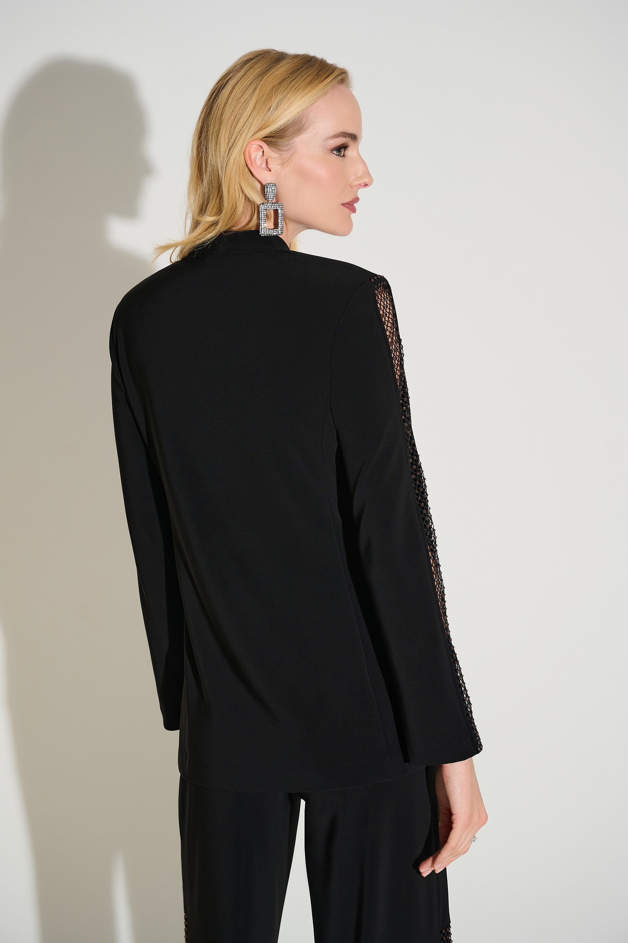 An image of the Joseph Ribkoff Mesh Blazer
