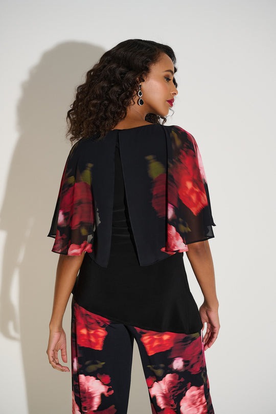 An image of the Joseph Ribkoff Floral Top
