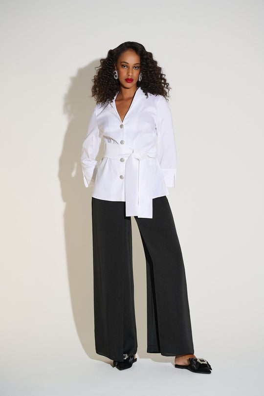 An image of the Joseph Ribkoff Wide Leg Trousers