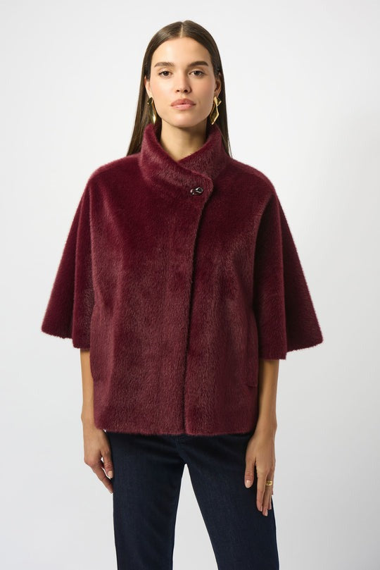 An image of the Joseph Ribkoff Faux Fur Jacket